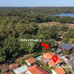 Moderne A - 5 Chambres, Piscine Chauffee, Proche Lac, Piste Cyclable - Fr-1-319-625 * Biscarrosse